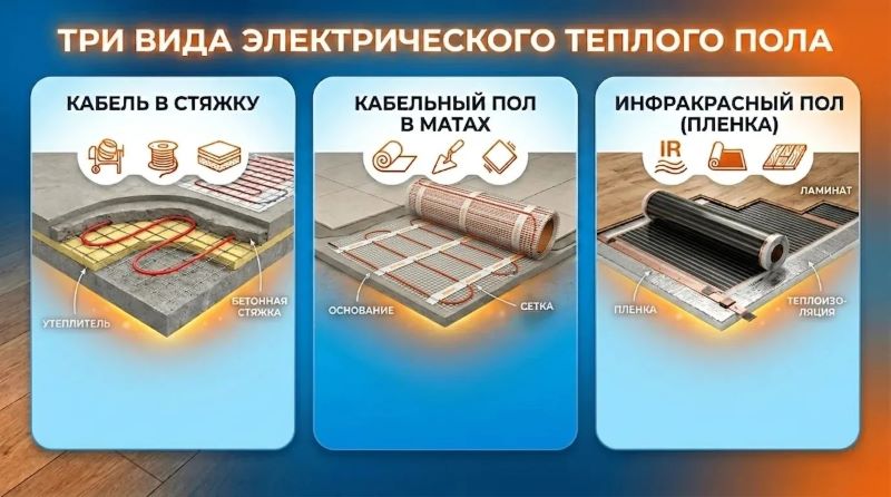 Электрический тёплый пол